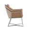 Manhattan Comfort Origami Velvet Accent Chair in Fawn AC052- FN - alternate 2